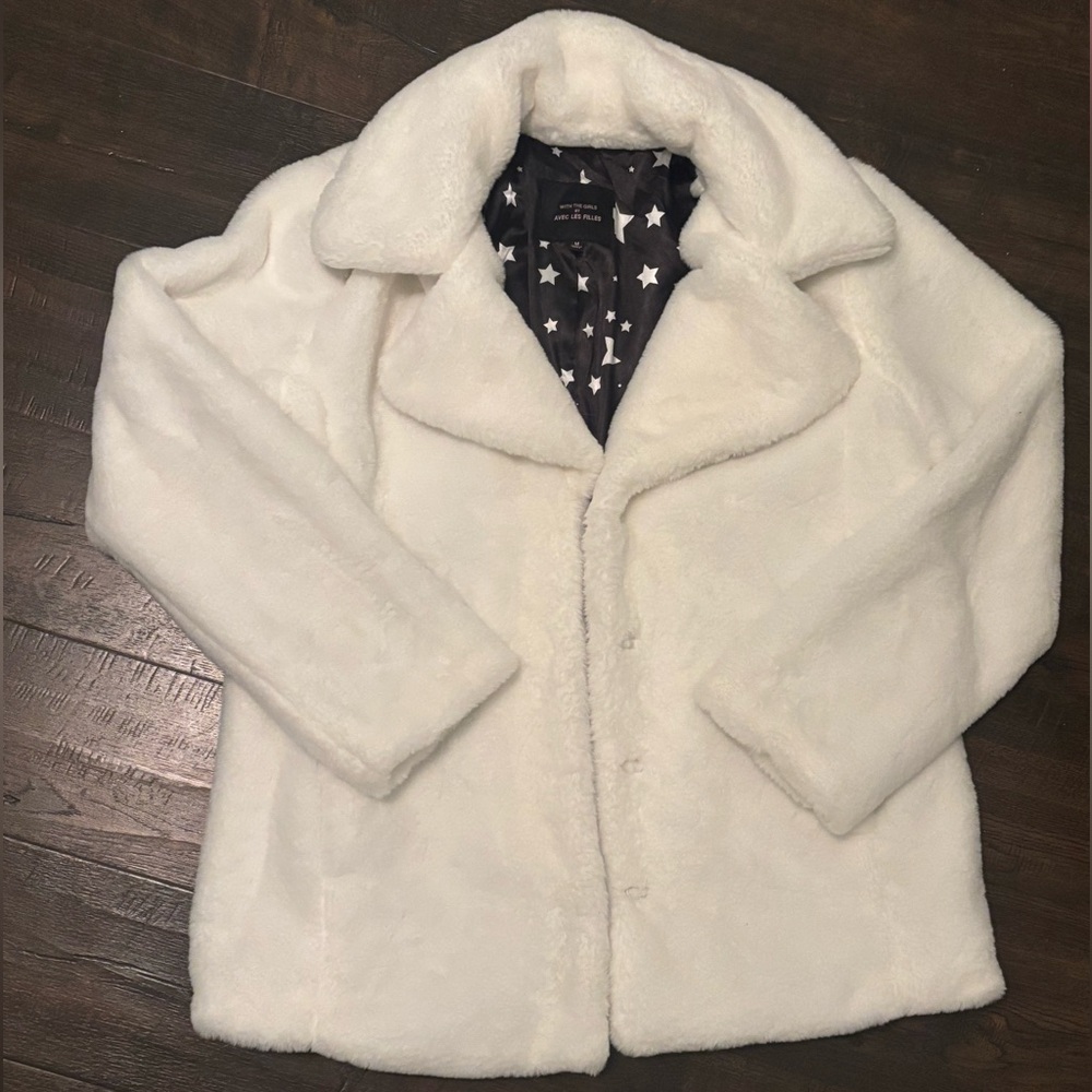 Avec Les Filles Women’s Faux fur coat